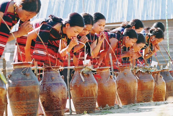 K’ho ritual of drinking straw wine - ảnh 1